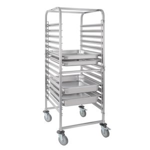 Material: Stainless steel. Size: 1715(H) x 680(W) x 585(D)mm. Capacity: 15 pans