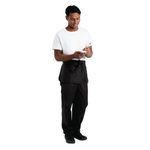 Chef Works Reversible Waist Apron Black