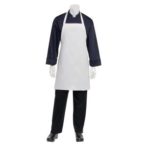Chef Works Basic Bib Apron White