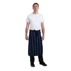 Chef Works Urban Presidio Bistro Apron Navy Blue