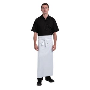 Chef Works Full Length Chef Apron White