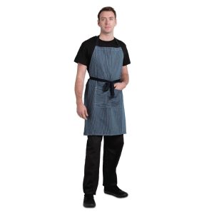 Chef Works Urban Portland Bib Apron Indigo