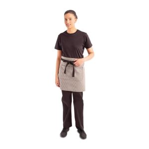 Chef Works Urban Portland Half Bistro Apron Black