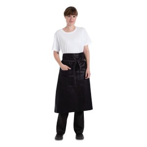 Chef Works Urban Boulder Wet Look Bistro Apron Purple and Black