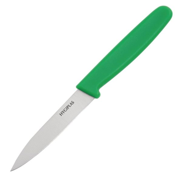 Blade length: 3". Weight: 20g. Green for salads and fruits