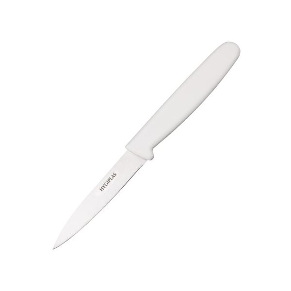 Blade length: 3". Weight: 20g. White for dairy