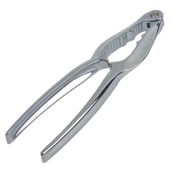 Zinc alloy with chrome plating.