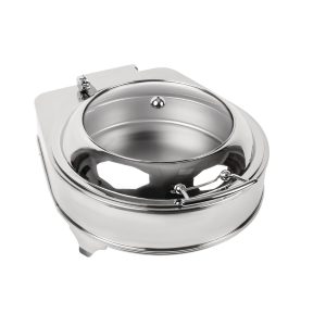 Round Glass Lid. Capacity: 6Ltr
