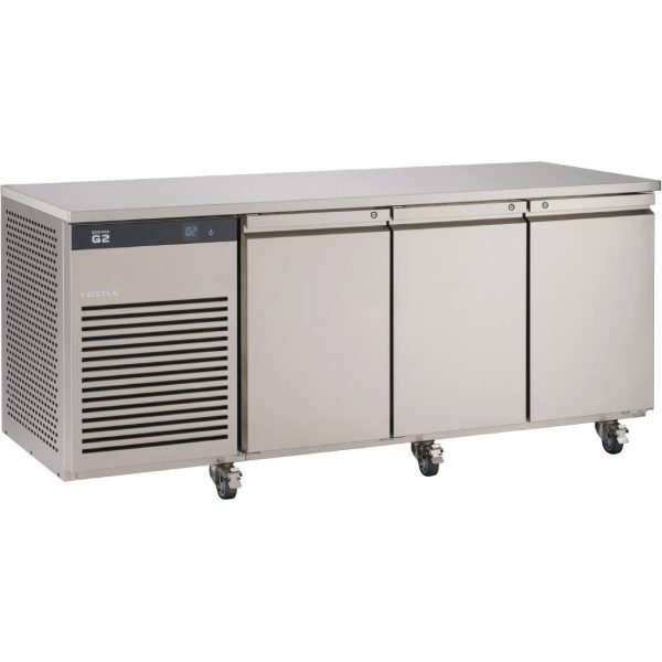 Stainless Steel Finish. 1/1 Gastronorm compatible. 3 Door