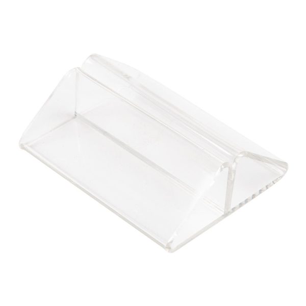 Clear Acrylic. Holds up to A4. Landscape or portrait