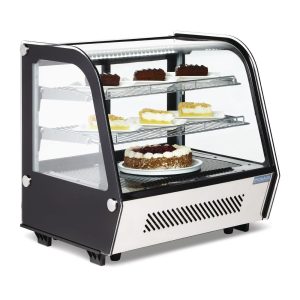 Polar G-Series Countertop Food Display Fridge 120Ltr Black