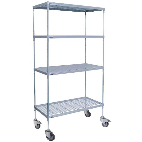 Material: Mild steel. Capacity: 800kg per bay. Dimensions: 1825(H) x 1475(W) x 591(D)mm