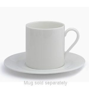 Elia Glacier Fine China Mug Saucers 155mm (Pack of 6)