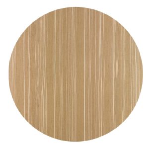 Werzalit Pre-drilled Round Table Top  Safari Beige 600mm