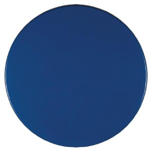 Werzalit Pre-drilled Round Table Top  Deep Blue 800mm