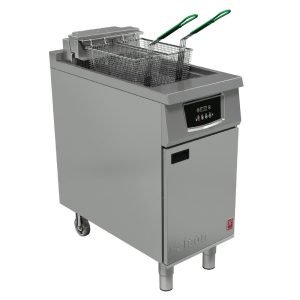 Falcon 400 Series Single Tank Twin Basket Free Standing Electric Fryer E402