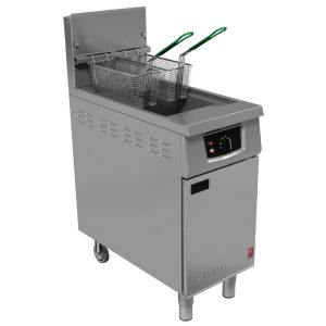 Falcon 400 Series Single Tank Twin Basket Free Standing Propane Gas Fryer G401