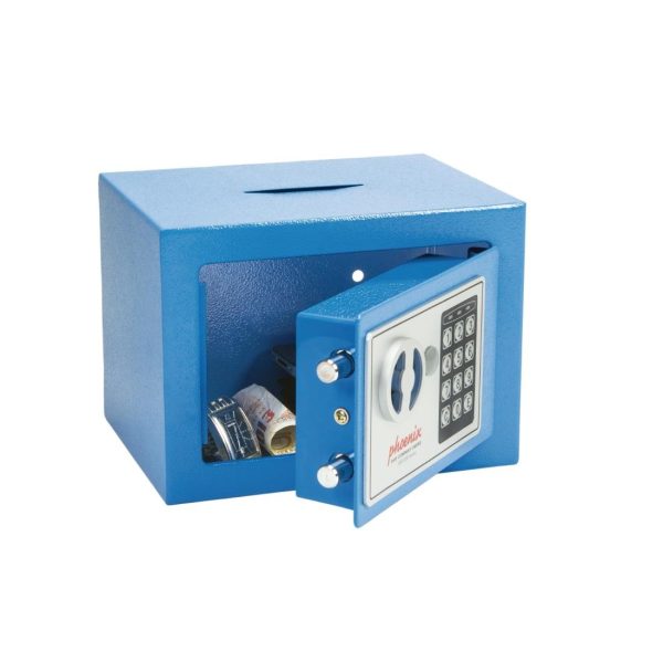 Blue. 3mm Steel Plate Door and 1mm Body. Live Locking Bolts