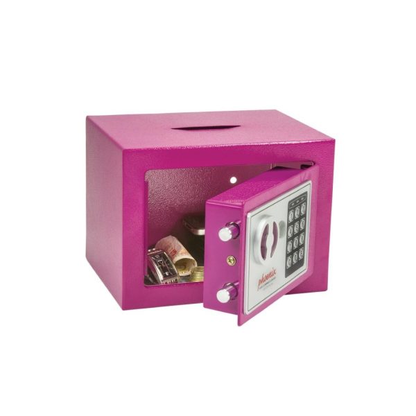 Pink. 3mm Steel Plate Door and 1mm Body. Live Locking Bolts