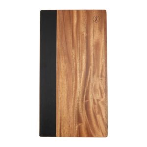 T&G Acacia Wood Cheese Board with Chalk Strip 300mm
