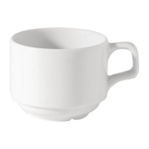 Utopia Titan Stacking Cups White 200ml (Pack of 36)