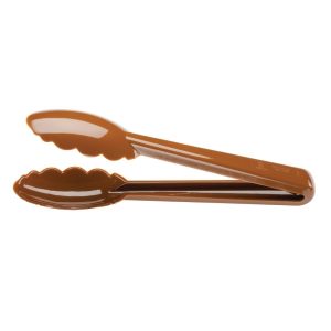 Mercer Culinary Hells Tools Tongs Brown 8"