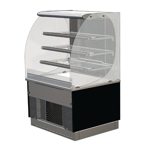 3 Shelves. Self Service. 600mm Wide. Rear Door