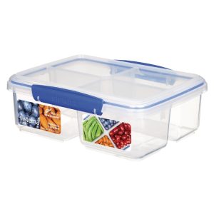 Sistema Klip It Storage Container Quad Split 1.74Ltr