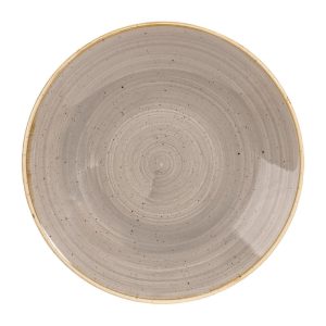 Churchill Stonecast Deep Coupe Plates Grey 281mm (Pack of 12)