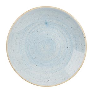 Churchill Stonecast Deep Coupe Plates Duck Egg Blue 255mm (Pack of 12)