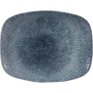 Churchill Studio Prints Raku Rectangular Plate Topaz Blue 261mm (Pack of 12)