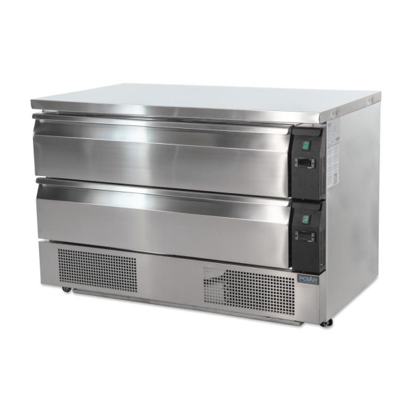 Polar Flexdrawer Counter. Double, 3 x 1/1GN