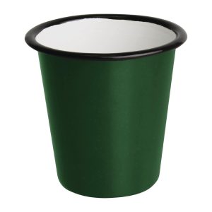 Olympia Enamel Tumbler Green 310ml (Pack of 6)