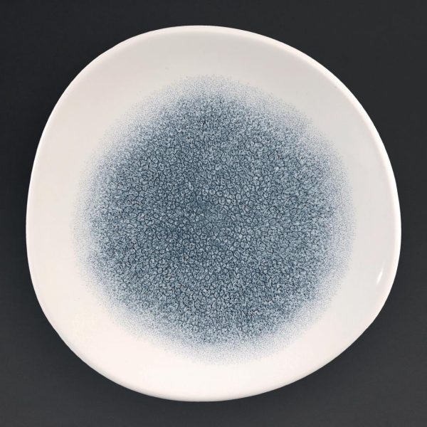 210(Ø)mm / 8 1/4". Topaz Blue and WhitePerfect for all table backdrops beautiful Churchill prints brings creative and unique designs to your tableware. These items are oven, microwave and dishwasher safe. Churchill over a 5 year edge chip warranty each of these items are finished by hand.