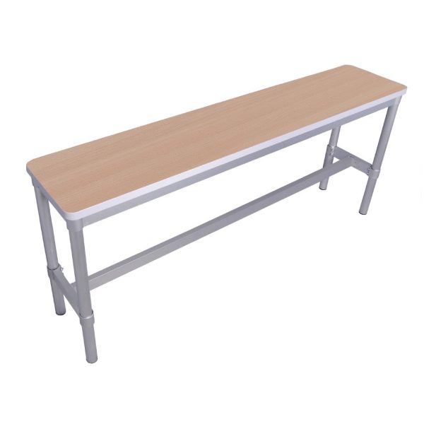 Aluminium Frame. Beech Effect Top. 710(H) x 330(W) x 1000(D)mm