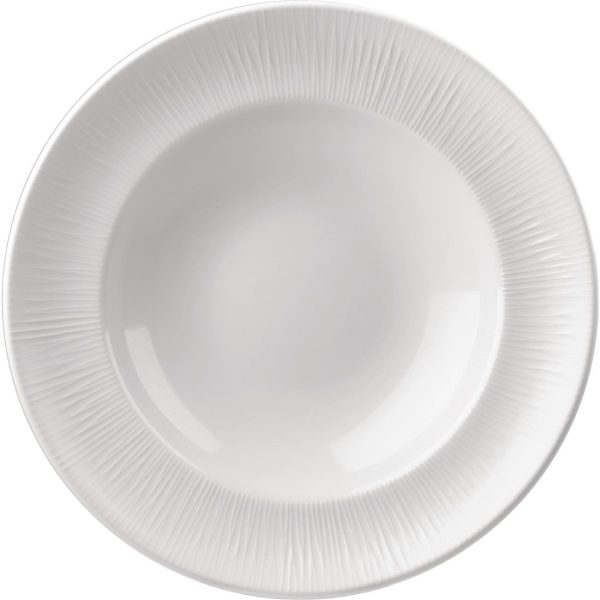 304(Ø)mm / 12"Artistically toned rim Churchill bamboo range designed to catch the eye of your diners, beautifully present your food on this natural effect tableware. The bamboo texture adds subtle detail. Material super vitrified ceramic with a 5 year edge chop warranty. Hardwearing suitable for commercial dishwashing and microwaving.