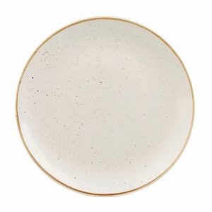 Churchill Stonecast Round Coupe Plate Barley White 200mm (Pack of 12)
