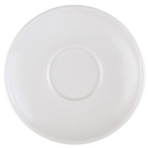 Churchill Art de Cuisine Menu Porcelain Large Cappuccino Saucers 175mm (Pack of 6)