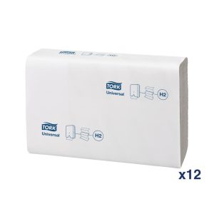 Tork Z Fold Paper Hand Towels White 1-Ply 250 Sheets (Pack of 12)