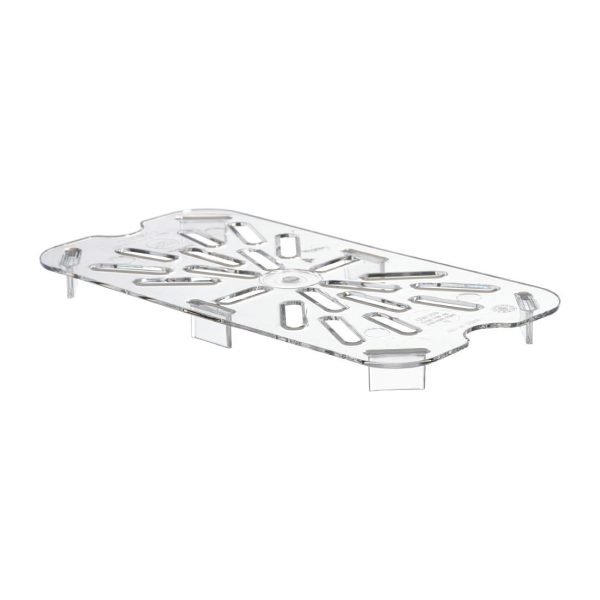 GN 1/4. Quarter Size. Drain shelf