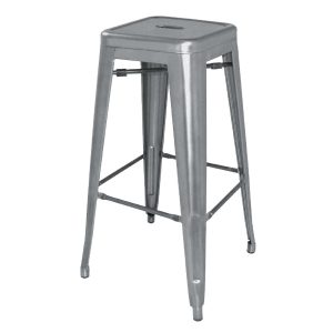Bolero Bistro Steel High Stool Metal (Pack Of 4)