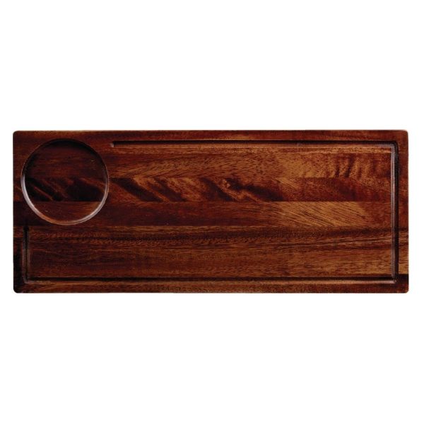 165x 400mm/ 6 1/2x 15 3/4". Brown Wood. Pack quantity: 4.