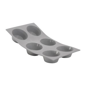 DeBuyer Elastomoule Silicone Muffin Mould 6 Cup