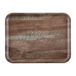 Cambro Madeira Laminate Canteen Tray Dark Oak 430mm