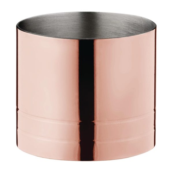 25ml measure. Copper plated