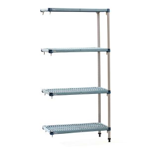 Metro Max Q Polymer Posts Shelving Add-On Kit 4 Shelves 1590x910x610mm