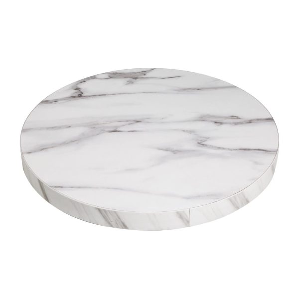 Size: 600mm These Bolero table tops are a must buy, beautiful designs with lots of character. Easy to clean surface with edge protection. Pre-drilled holes for easy self-assembly. Swatches are available by contacting us.