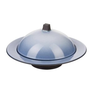 Revol Equinoxe Deep Plate and Cloche Set Cirrus Blue