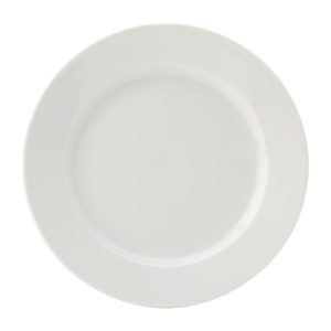 Utopia Titan Winged Plates White 190mm (Pack of 6)