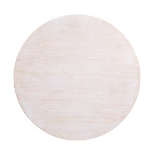 Bolero Pre-drilled Round Table Top Vintage White 600mm
